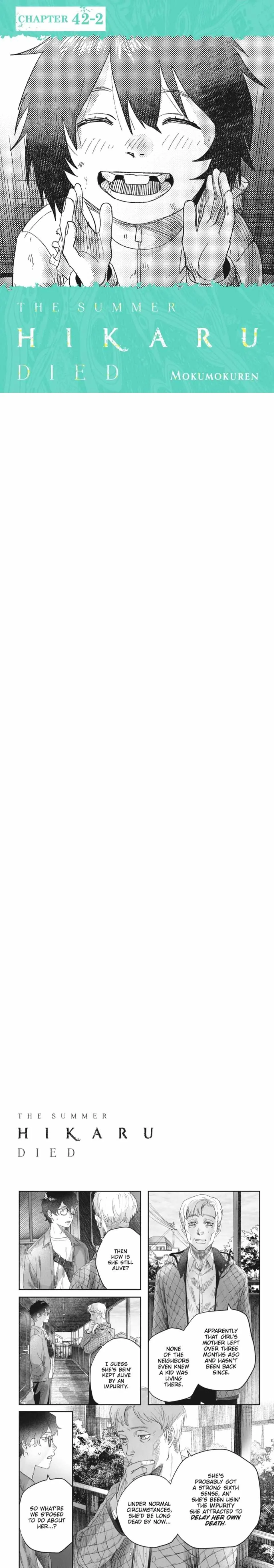 The Summer Hikaru Died Manga Chapter 42.2 page 1 - Chapter 42: Part 2